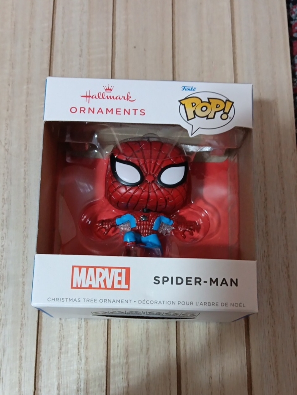 Hallmark Spider-Man POP! Ornament - Red, Blue & White